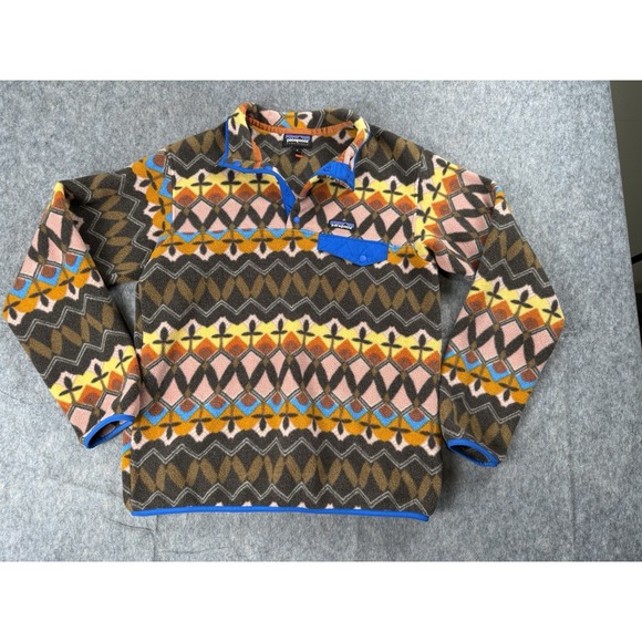 Patagonia Jackets & Blazers - Patagonia Women's Medium Lightweight Synchilla Snap-T‎ Champions Big Anthos Rare